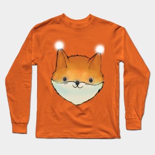 Funny fox artwork Long Sleeve T-Shirt